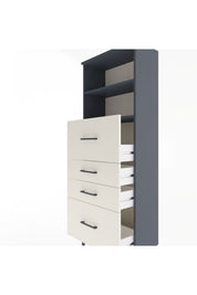 Arges Dolap 2 Raflı 4 Çekmeceli 60x30x163 - S20M072V4A