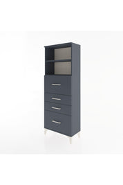 Arges Dolap 2 Raflı 4 Çekmeceli 60x30x163 - S20M072V5A
