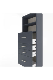 Arges Dolap 2 Raflı 4 Çekmeceli 60x30x163 - S20M072V5A