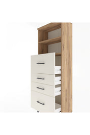 Arges Dolap 2 Raflı 4 Çekmeceli 60x30x163 - S20M072V7A