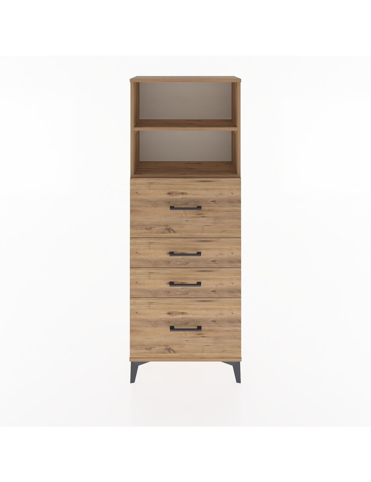 Arges Dolap 2 Raflı 4 Çekmeceli 60x30x163 - S20M072V9A