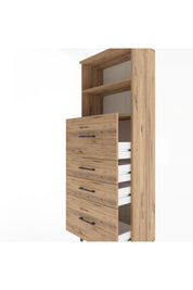 Arges Dolap 2 Raflı 4 Çekmeceli 60x30x163 - S20M072V9A