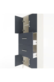 Arges Dolap 2 Raflı 2 Çekmeceli 4 Kapaklı 60x30x163 - S20M073V2A