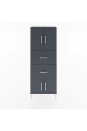 Arges Dolap 2 Raflı 2 Çekmeceli 4 Kapaklı 60x30x163 - S20M073V5A