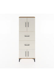 Arges Dolap 2 Raflı 2 Çekmeceli 4 Kapaklı 60x30x163 - S20M073V7A