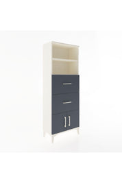 Arges Dolap 2 Raflı 2 Çekmeceli 2 Kapaklı 60x30x163 - S20M074V2A