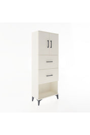 Arges Dolap 2 Raflı 2 Çekmeceli 2 Kapaklı 60x30x163 - S20M075V1A