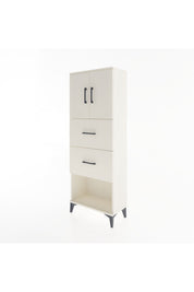 Arges Dolap 2 Raflı 2 Çekmeceli 2 Kapaklı 60x30x163 - S20M075V1A