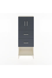Arges Dolap 2 Raflı 2 Çekmeceli 2 Kapaklı 60x30x163 - S20M075V2A