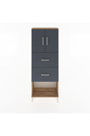 Arges Dolap 2 Raflı 2 Çekmeceli 2 Kapaklı 60x30x163 - S20M075V8A