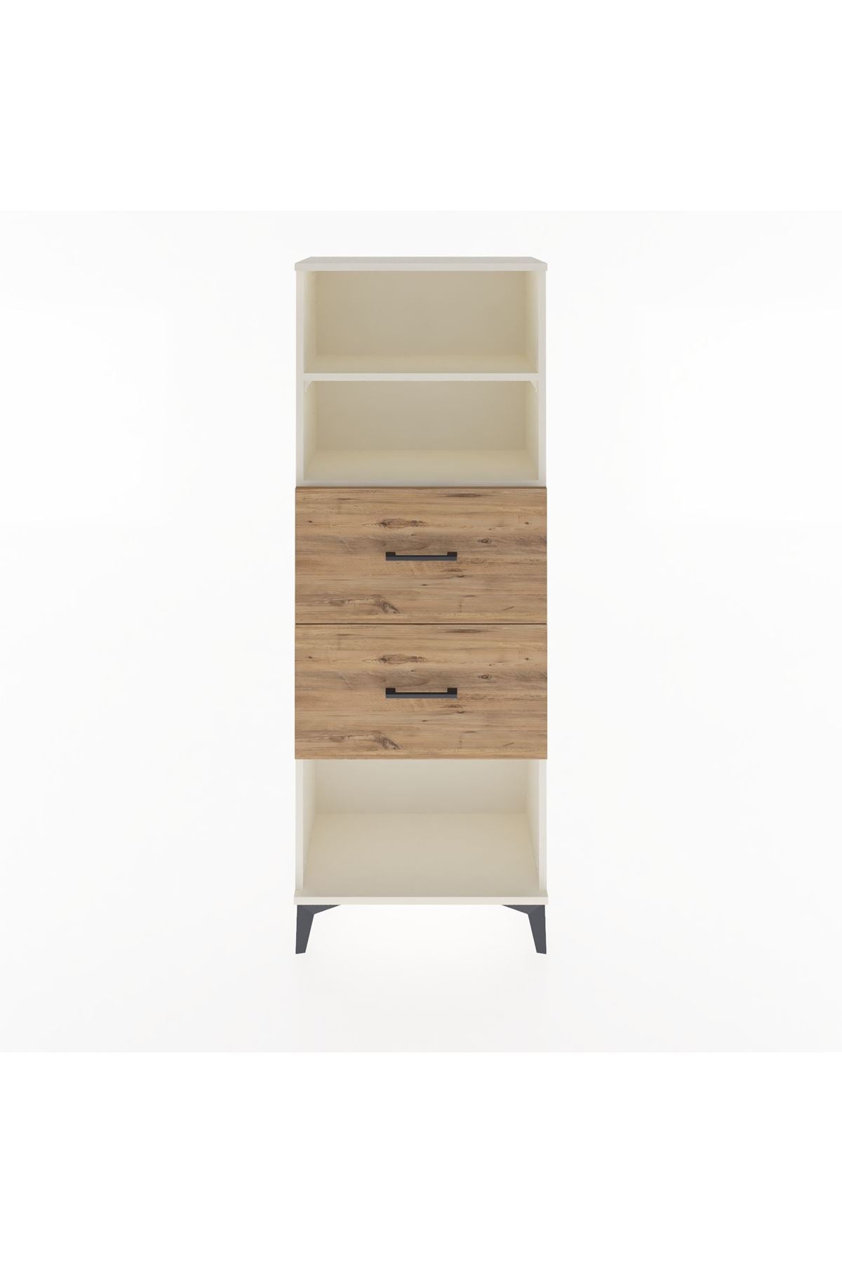 Arges Dolap 2 Raflı 2 Çekmeceli 60x30x163 - S20M076V3A