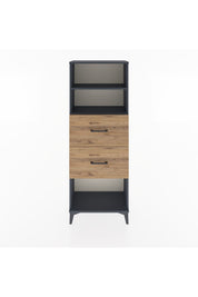 Arges Dolap 2 Raflı 2 Çekmeceli 60x30x163 - S20M076V6A