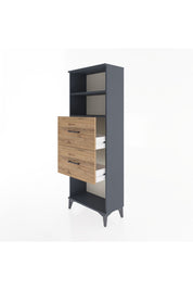 Arges Dolap 2 Raflı 2 Çekmeceli 60x30x163 - S20M076V6A