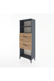 Arges Dolap 2 Raflı 2 Çekmeceli 60x30x163 - S20M076V6A