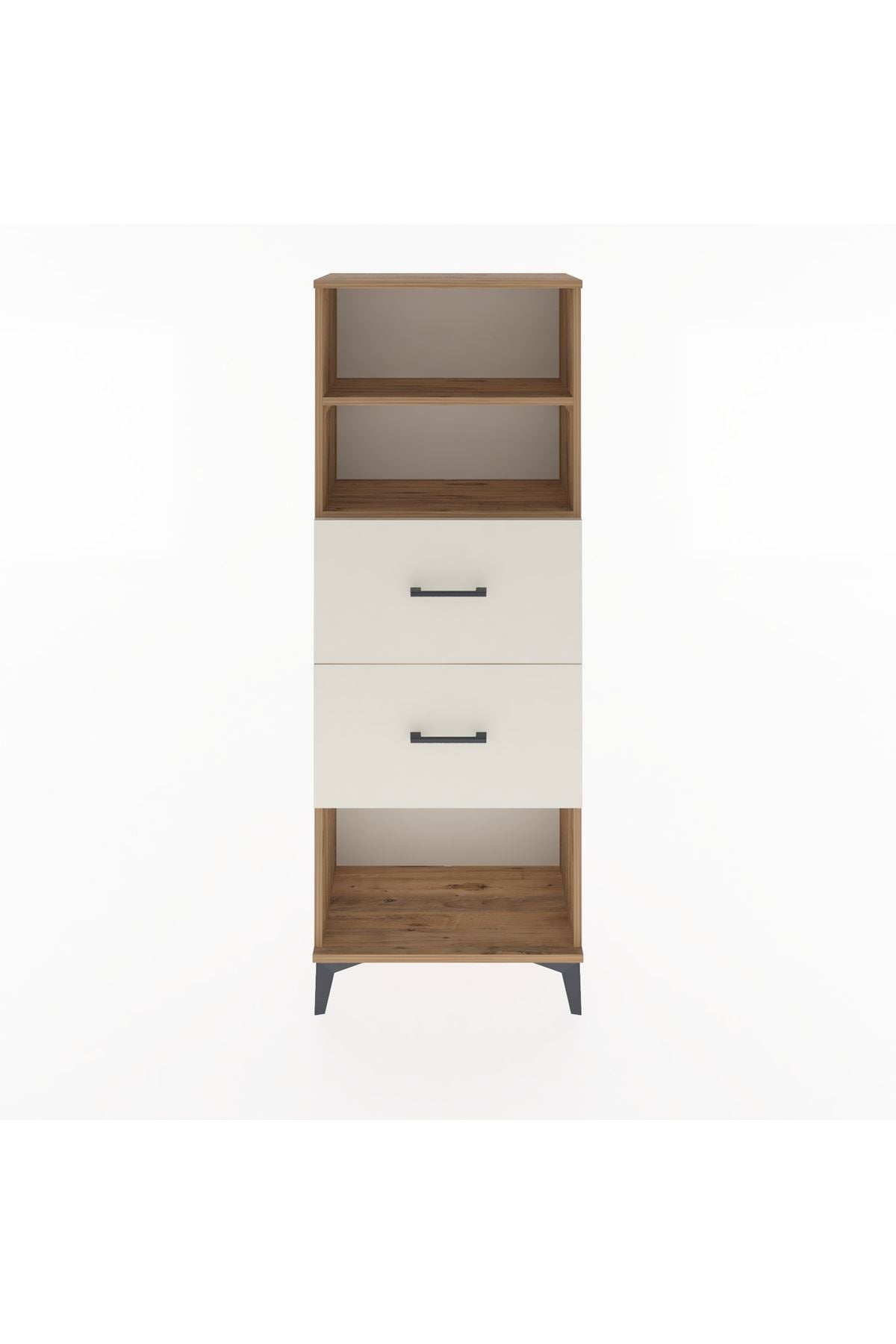 Arges Dolap 2 Raflı 2 Çekmeceli 60x30x163 - S20M076V7A