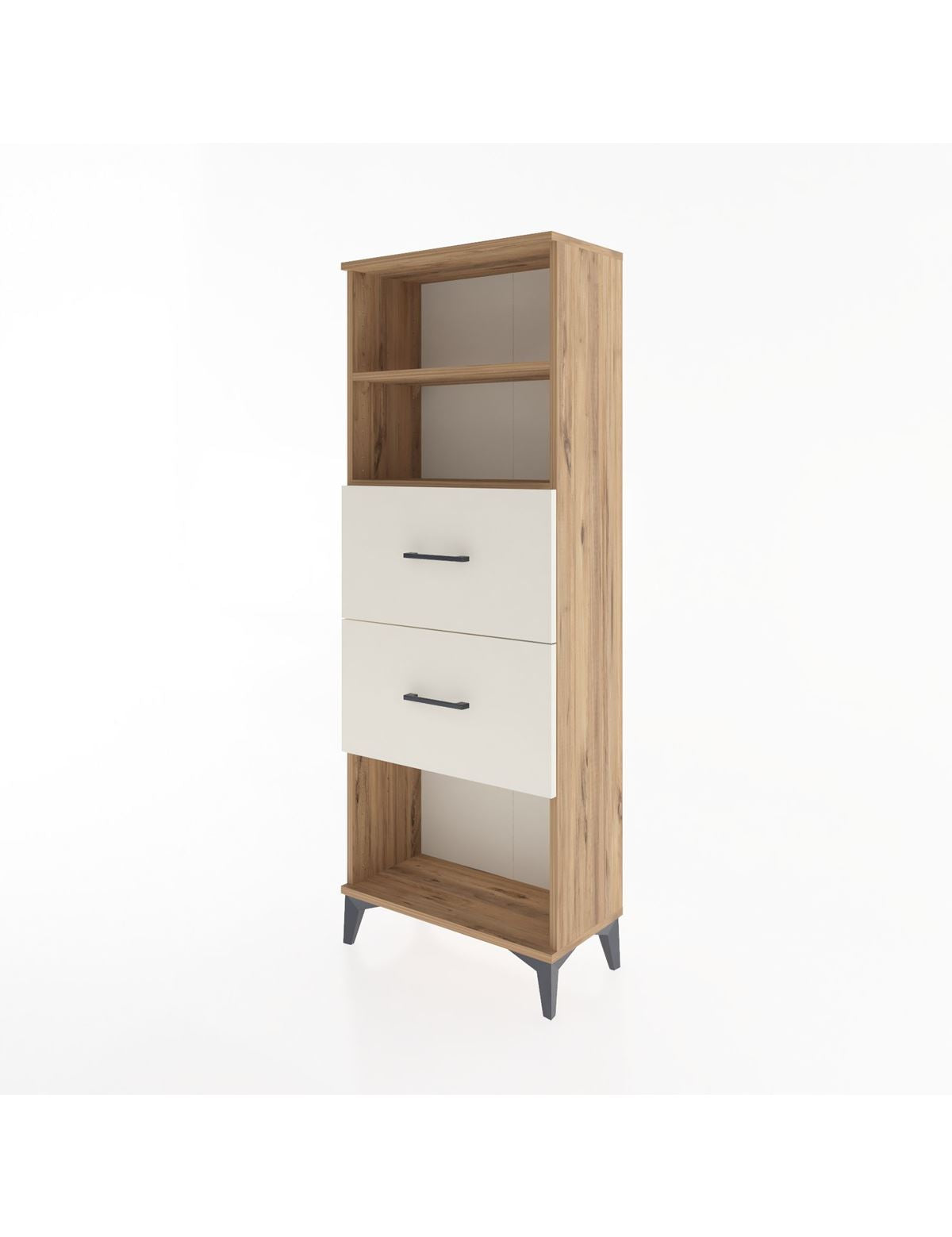Arges Dolap 2 Raflı 2 Çekmeceli 60x30x163 - S20M076V7A