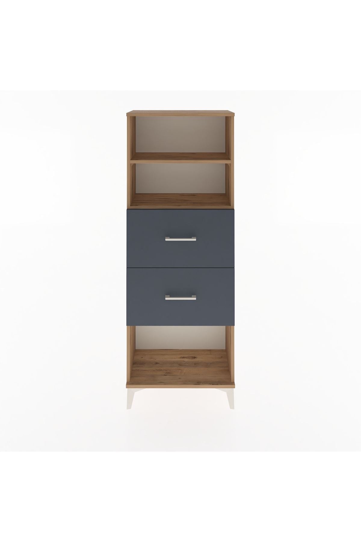 Arges Dolap 2 Raflı 2 Çekmeceli 60x30x163 - S20M076V8A