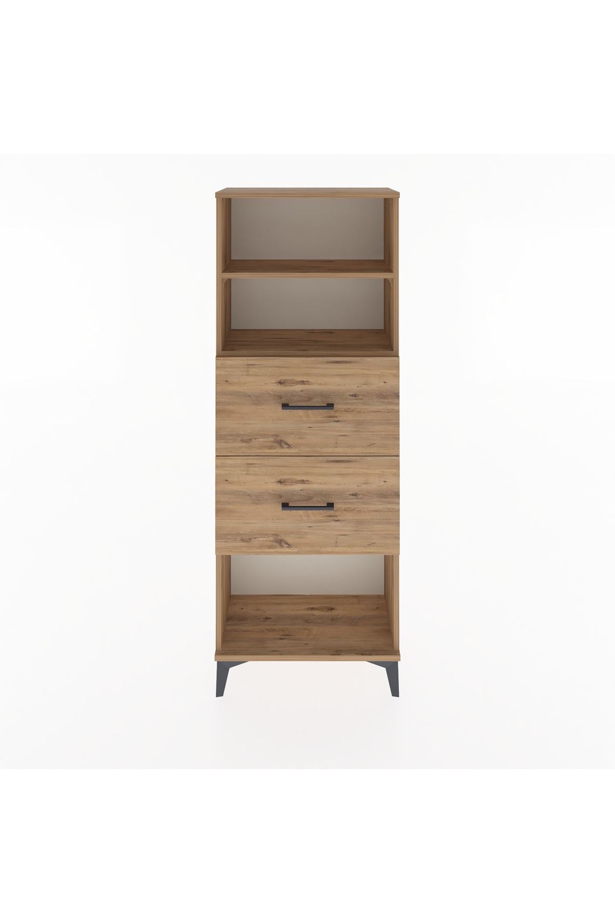 Arges Dolap 2 Raflı 2 Çekmeceli 60x30x163 - S20M076V9A