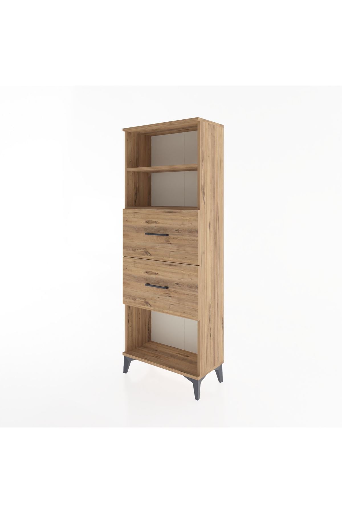 Arges Dolap 2 Raflı 2 Çekmeceli 60x30x163 - S20M076V9A