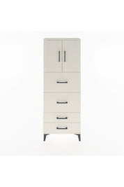 Arges Dolap 2 Raflı 4 Çekmeceli 2 Kapaklı 60x30x163 - S20M077V1A