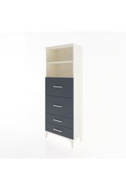 Arges Dolap 2 Raflı 4 Çekmeceli 60x30x163 - S20M078V2A