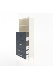 Arges Dolap 2 Raflı 4 Çekmeceli 60x30x163 - S20M078V2A