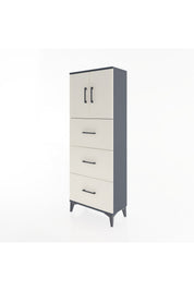 Arges Dolap 2 Raflı 3 Çekmeceli 2 Kapaklı 60x30x163 - S20M079V4A