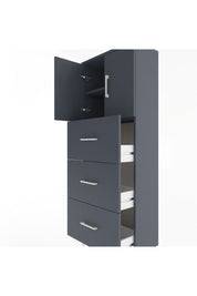 Arges Dolap 2 Raflı 3 Çekmeceli 2 Kapaklı 60x30x163 - S20M079V5A
