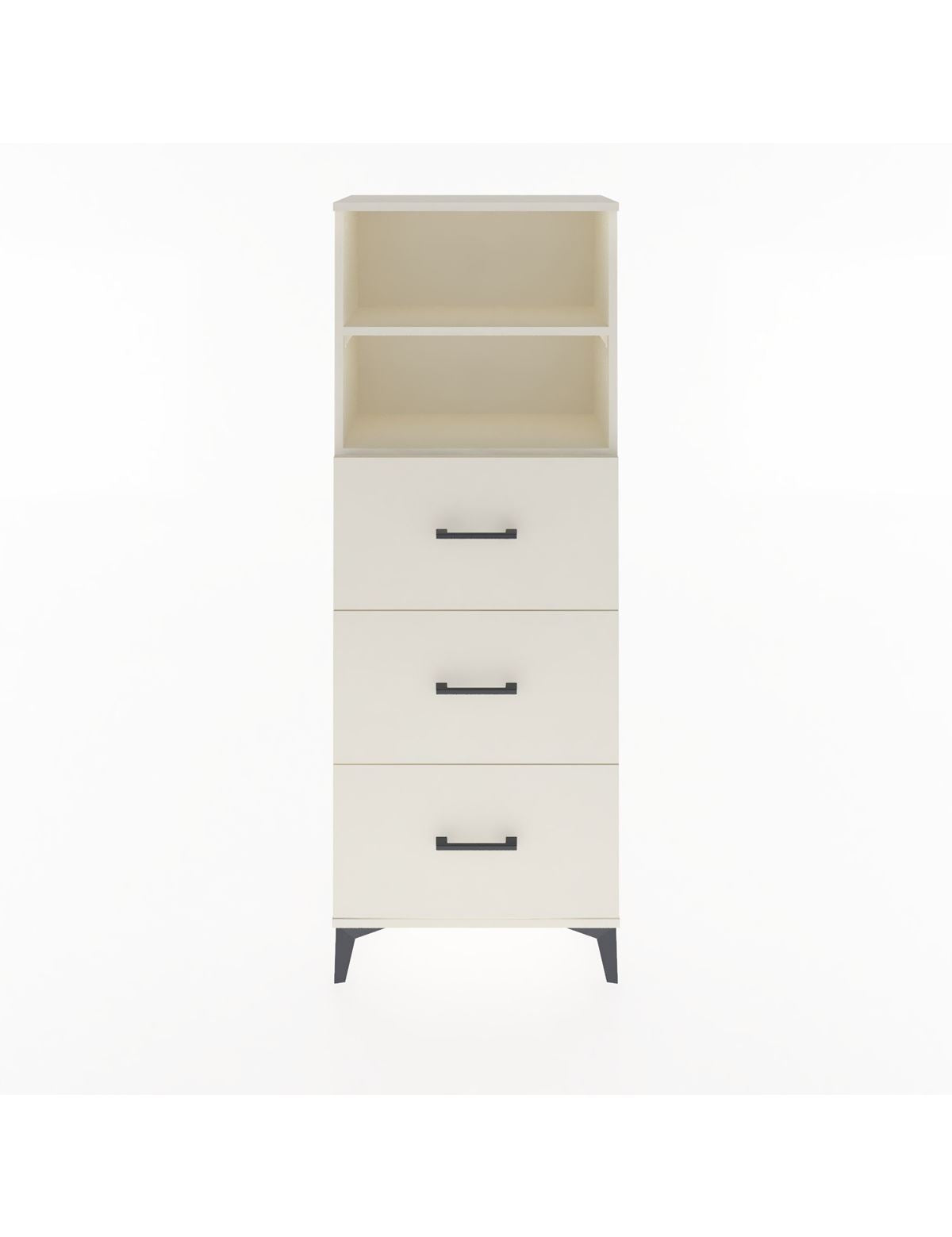 Arges Dolap 2 Raflı 3 Çekmeceli 60x30x163 - S20M080V1A