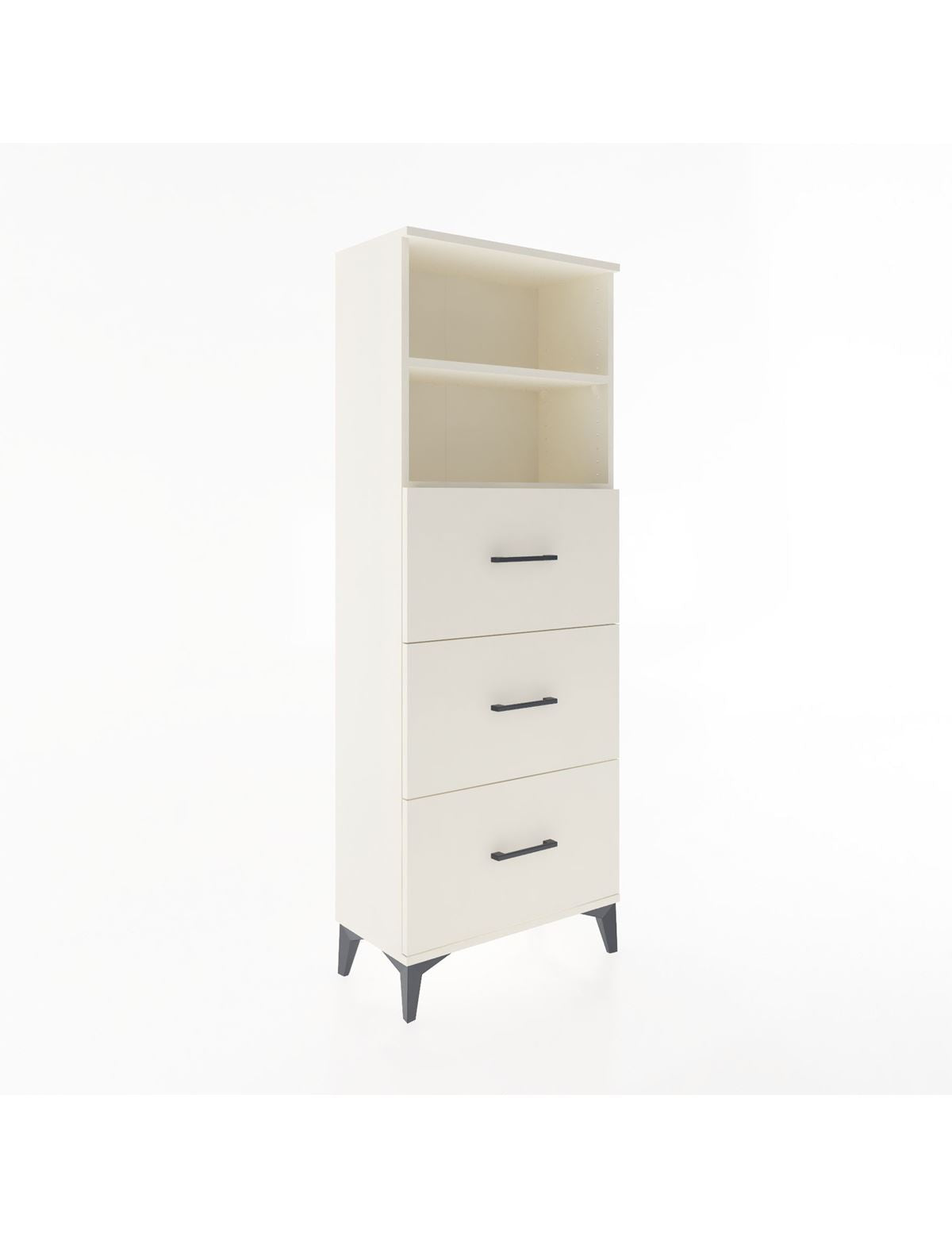 Arges Dolap 2 Raflı 3 Çekmeceli 60x30x163 - S20M080V1A