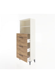 Arges Dolap 2 Raflı 3 Çekmeceli 60x30x163 - S20M080V3A