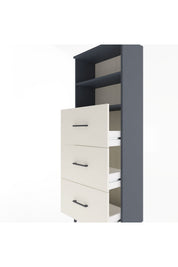 Arges Dolap 2 Raflı 3 Çekmeceli 60x30x163 - S20M080V4A