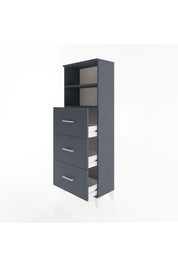 Arges Dolap 2 Raflı 3 Çekmeceli 60x30x163 - S20M080V5A