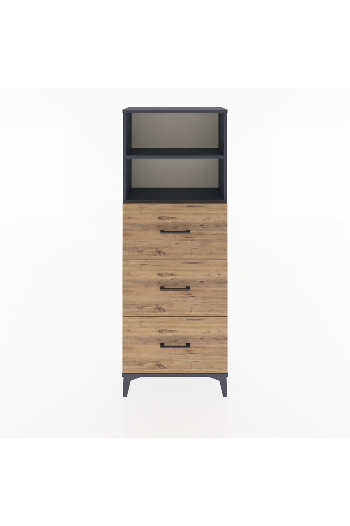Arges Dolap 2 Raflı 3 Çekmeceli 60x30x163 - S20M080V6A