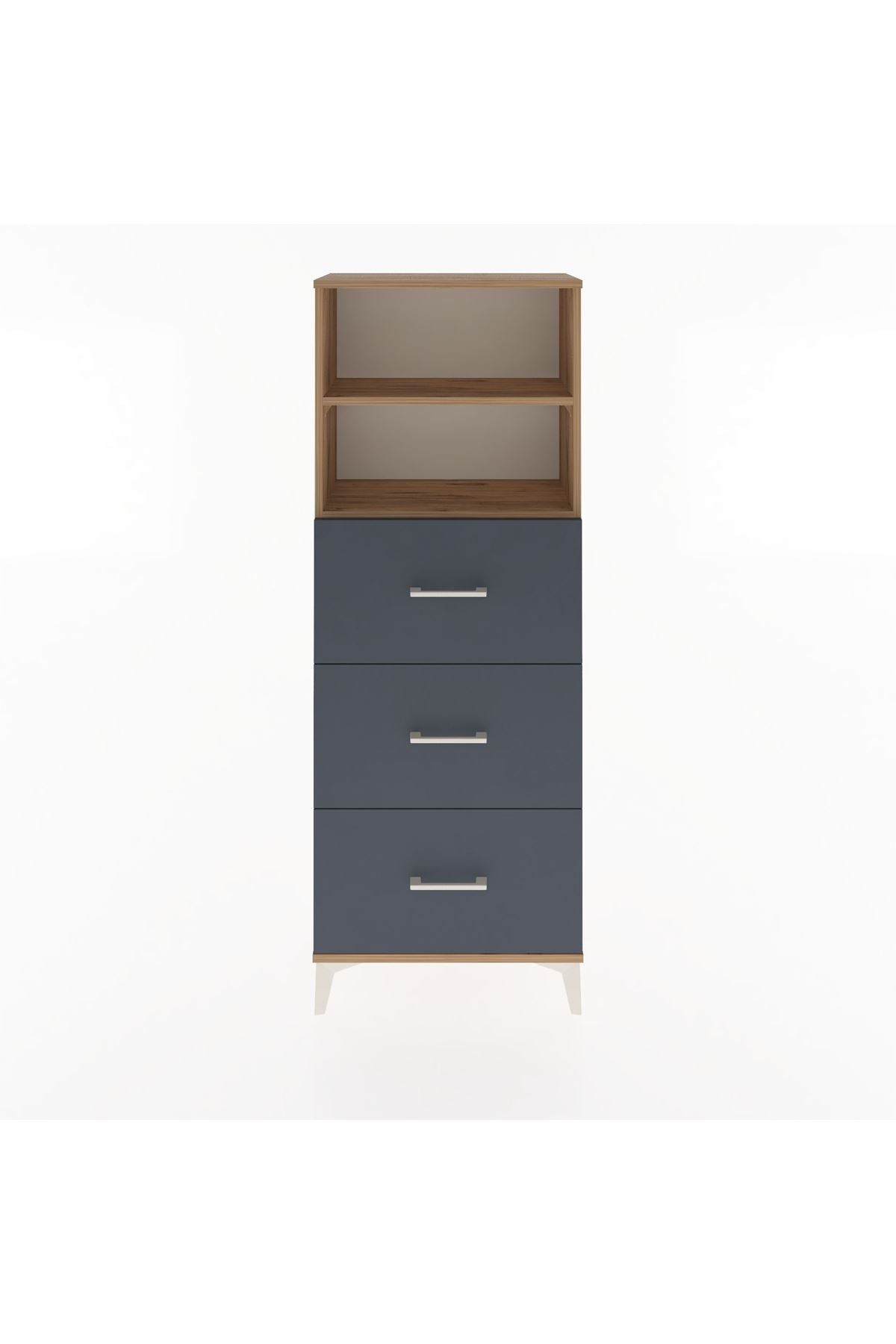 Arges Dolap 2 Raflı 3 Çekmeceli 60x30x163 - S20M080V8A