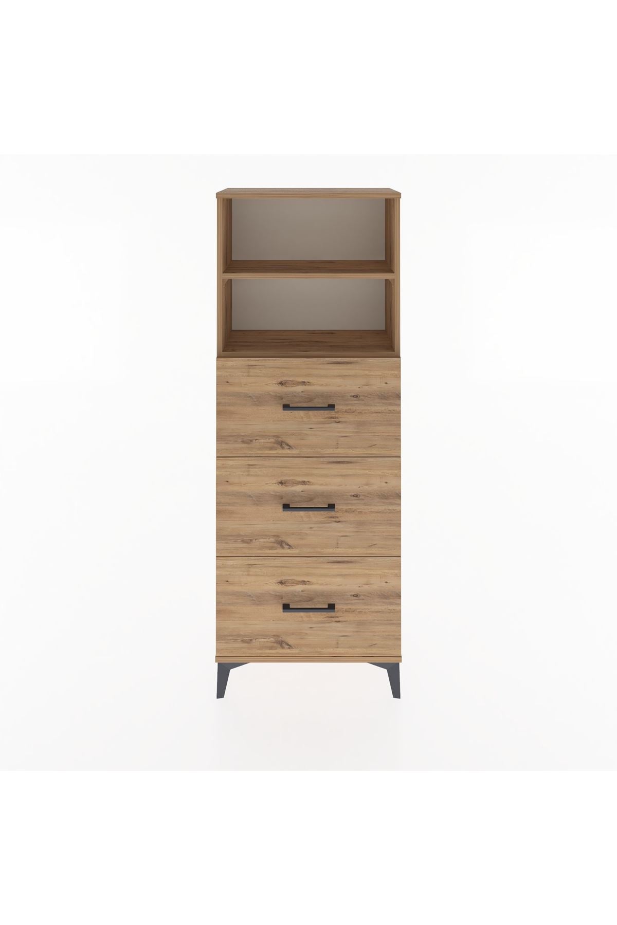 Arges Dolap 2 Raflı 3 Çekmeceli 60x30x163 - S20M080V9A