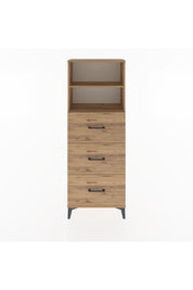Arges Dolap 2 Raflı 3 Çekmeceli 60x30x163 - S20M080V9A