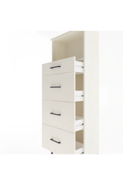 Arges Dolap Tek Raflı 4 Çekmeceli 60x30x163 - S20M081V1A
