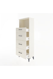 Arges Dolap Tek Raflı 4 Çekmeceli 60x30x163 - S20M081V1A