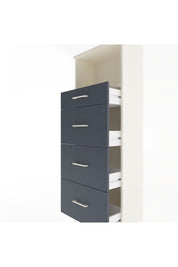 Arges Dolap Tek Raflı 4 Çekmeceli 60x30x163 - S20M081V2A