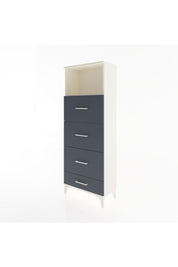 Arges Dolap Tek Raflı 4 Çekmeceli 60x30x163 - S20M082V2A