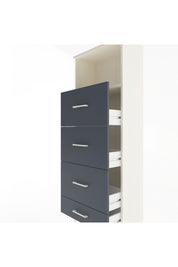 Arges Dolap Tek Raflı 4 Çekmeceli 60x30x163 - S20M082V2A