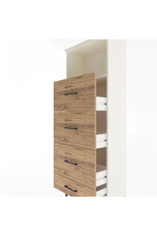 Arges Dolap Tek Raflı 4 Çekmeceli 60x30x163 - S20M082V3A