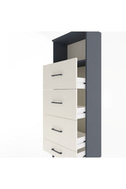 Arges Dolap Tek Raflı 4 Çekmeceli 60x30x163 - S20M082V4A