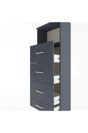 Arges Dolap Tek Raflı 4 Çekmeceli 60x30x163 - S20M082V5A