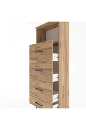 Arges Dolap Tek Raflı 4 Çekmeceli 60x30x163 - S20M082V9A