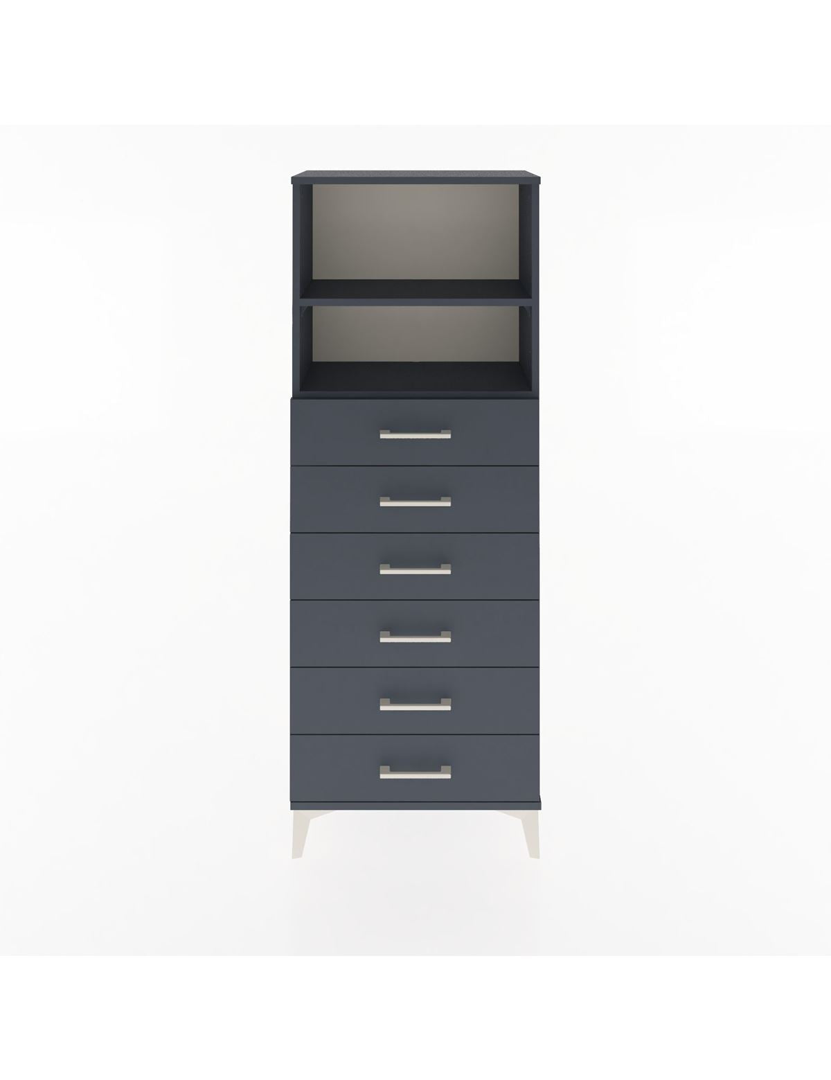 Arges Dolap 2 Raflı 6 Çekmeceli 60x30x163 - S20M084V5A
