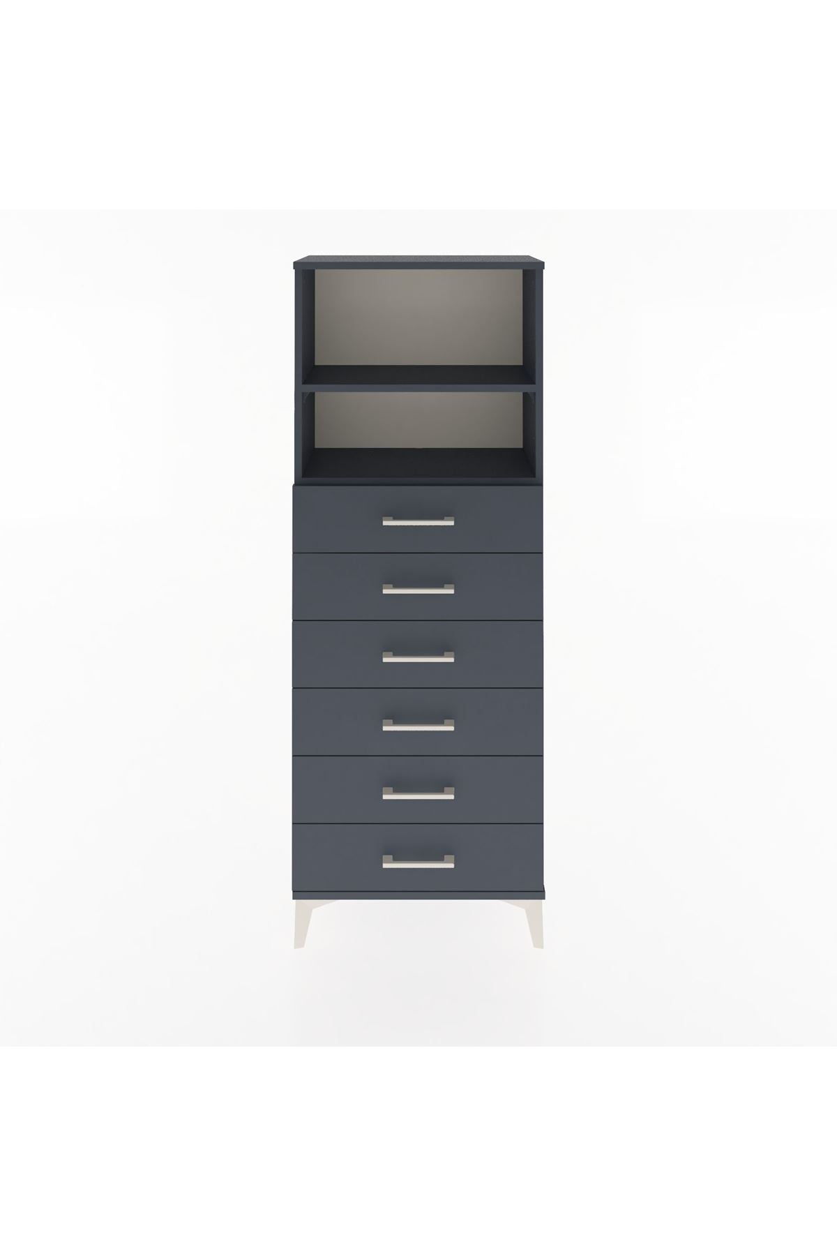 Arges Dolap 2 Raflı 6 Çekmeceli 60x30x163 - S20M084V5A
