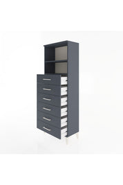 Arges Dolap 2 Raflı 6 Çekmeceli 60x30x163 - S20M084V5A