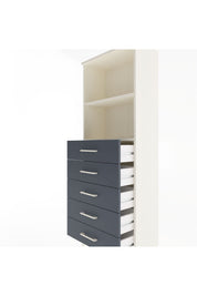Arges Dolap 2 Raflı 5 Çekmeceli 60x30x163 - S20M086V2A